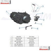 Motor 125cc Euro3 para Skyteam T-rex (Negro) Bilder 2