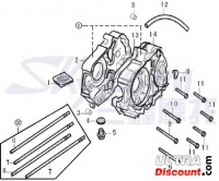 Cárter de aceite derecho para motores Skyteam 125cc Bilder 1