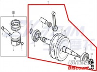 Cigüeñal para motores 125cc por Trex Skyteam Bilder 2