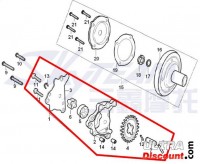 Bomba de aceite de motores 125cc por Trex Skyteam