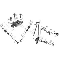 Asiento muelle grande de válvula quad Shineray 250cc ST-9E (Ø:26) Bilder 2