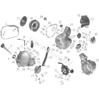 Piñón doble para arranque quad Shineray 250cc ST-9E-STIXE (17 dientes) Bilder 2