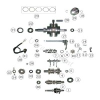 Cojinete de motor para quad Shineray 200cc STIIE-STIIE-B (Ø:47 - 6204) Bilder 2