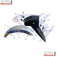 Soporte faros silentblock para Skymini Skyteam 50-125cc Bilder 2