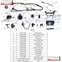 Cableado completo de Dax Skyteam Skymax 50 a 125cc EURO4 (antes 09-2017) Bilder 1