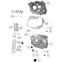 Espiga de guía de placa de leva embrague quad Shineray 250cc STXE Bilder 2