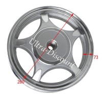 Llanta Alu trasera para scooter Baotian BT49QT-9 Bilder 1