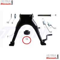 Goma caballete central para Dax Skymax Skyteam Bilder 1 Goma caballete central para Dax Skymax Skyteam Bilder 1