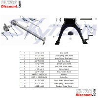 Caballete lateral para DAX Skyteam Skymax (6-6A) Bilder 2