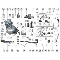 Junta de manguito de tubo de escape quad Shineray 300cc (XY300STE) Bilder 2