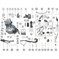 Junta de manguito de tubo de escape quad Shineray 300cc (XY300STE)