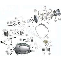 Leva de embrague para quad Shineray 250cc STXE Bilder 2