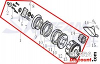 Embrague completo 125cc por Trex Skyteam Bilder 2