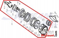 Embrague completo 125cc por PBR Skyteam