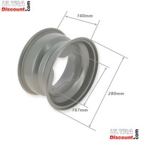 Rueda de acero para ruedas delanteras y traseras TRex Skyteam Bilder 1
