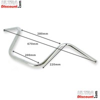 Manubrio para Citycoco (Chrome) 220mm Bilder 1