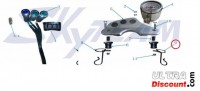 Abrazadera derecha para  placa de soporte de luces indicadoras Skyteam T-REX Bilder 1