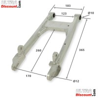 Basculante en aluminio tuning para Monkey - Gorilla (+16cm)