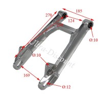 Basculante en aluminio tuning para Monkey - Gorilla (+4cm)