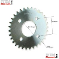 Corona Dax Skyteam 125cc (32 dientes, 420)