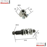 Basculante en aluminio tuning Monobloc Monkey - Gorilla