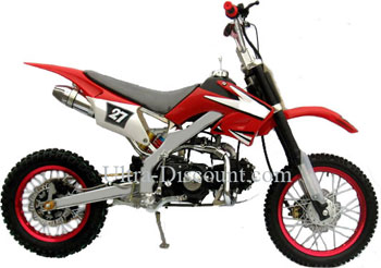 Rueda DEL. 14'' ROJO completa Pit bike AGB27 (tacos de 10mm)