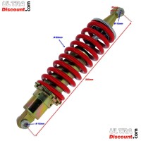 Amortiguador trasero para quad Shineray 250ST-9C (Rojo)