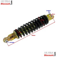 Amortiguador trasero 370mm para quad Shineray 250ST-5 (Negro) Bilder 1