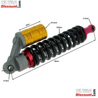 Amortiguador delantero a gas 355mm para Recambios Bashan 250cc BS250AS-43