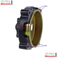 Campana de embrague minimotos ZPF + piñón de 7 dientes Bilder 2