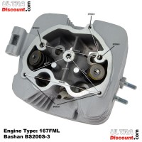 Culata completa para quad Bashan 200cc (BS200S-3) Bilder 1
