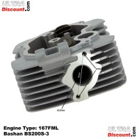 Culata completa para quad Bashan 200cc (BS200S-3)