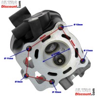 Culata completa para quad Bashan 250cc (BS250S-11) Negra Bilder 2