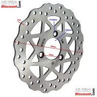 Disco de freno trasero para quad Shineray 300STE (4mm) Bilder 1