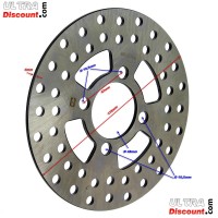 Disco de freno delantero para quad (172mm) Bilder 1