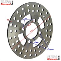 Disco de freno delantero para quad Shineray 350cc