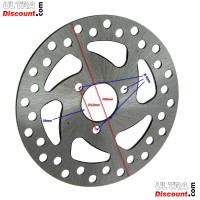 Disco de minimoto 120mm para patinete térmico