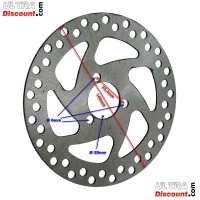 Disco de minimoto diámetro 140mm para Piezas para mini scooter