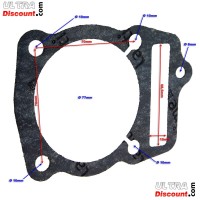 Junta de cilindro para quad Shineray 250ST-9C (Motores172MM)