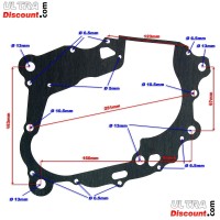 Junta de cárter para Shineray 250ST-9E-STIXE (Zongshen 167MM) Bilder 1