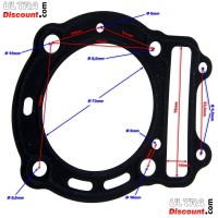 Junta de culata per quads Shineray 250ST-9C (Motores 172MM) Bilder 1
