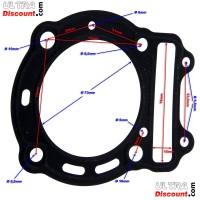 Junta de culata per quads Shineray 250ST-9C (Motores 172MM)