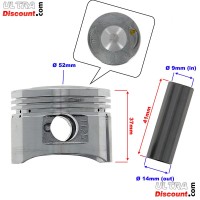Cilindro kit para DAX Skyteam 125cc (1P52FMI) Bilder 2