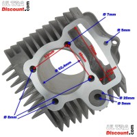 Kit de cilindro en aluminio para Quad 110cc (1P52FMH)