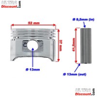 Kit de cilindro en aluminio para Pit Bike 110cc (1P52FMH)