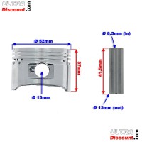 Kit de cilindro en hierro fundido para Pit Bike 110cc (1P52FMH) Bilder 3