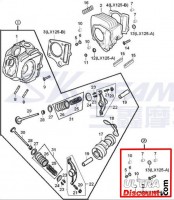 Accesorios para culata de motor por Dax Skyteam 125cc