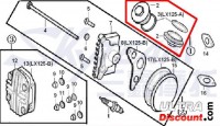 Tapón de cubierta de culata Motores 125cc por Trex Skyteam