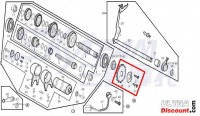 Piñón y fijación para motor 125cc por Bubbly Skyteam