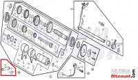 Tapón para goma de palanca de marchas motor 125cc por Trex Skyteam